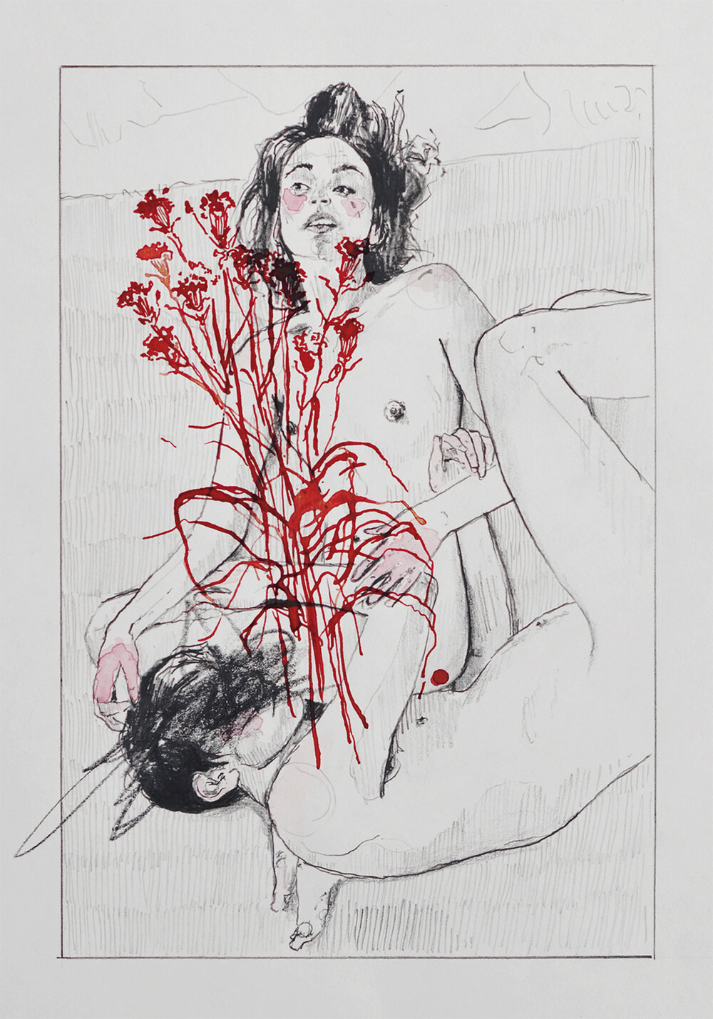 “De la culpa y 12 claveles”, 2016.